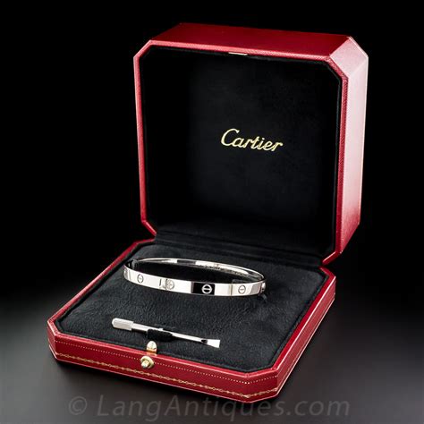 inside cartier love bracelet|cartier love bracelet with screwdriver.